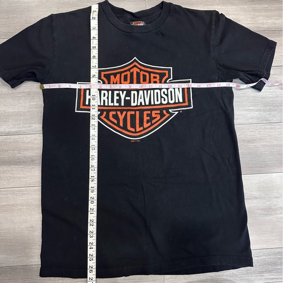 Harley Davidson graphic tee shirt Mens med 2014 Atlanta 50th anniversary short - Picture 2 of 6
